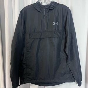 Under Armour Men's Black Pullover Windbreaker Jacket